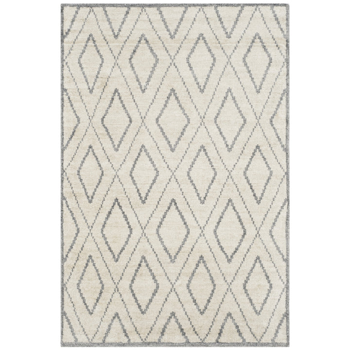 SAFAVIEH Stone Wash STW311A Hand-knotted Beige /Grey Rug Image 1