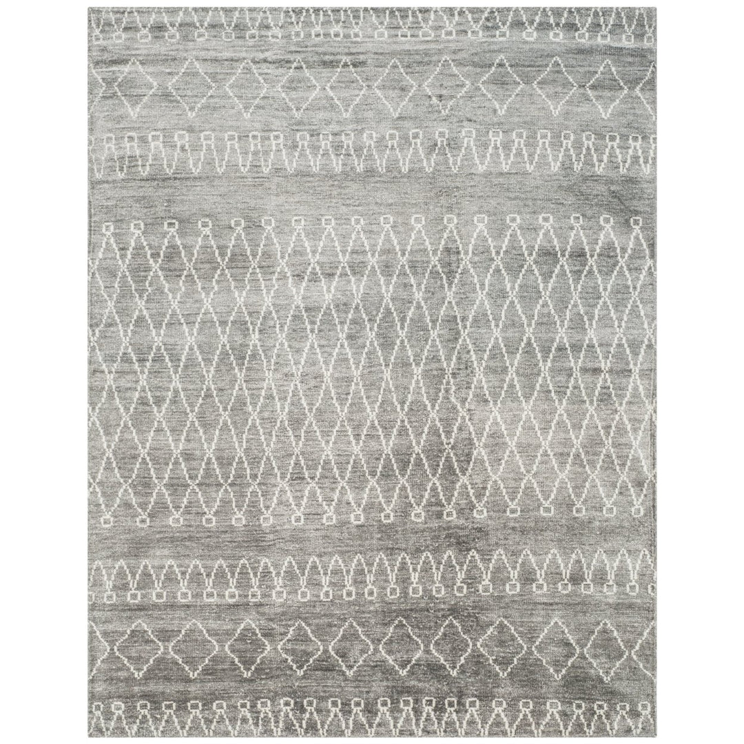 SAFAVIEH Stone Wash STW312A Hand-knotted Grey /Beige Rug Image 5
