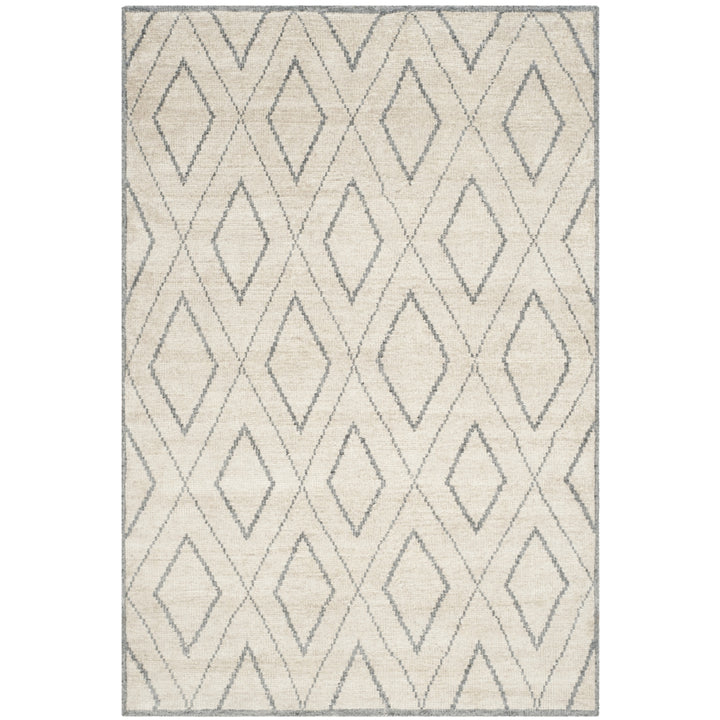 SAFAVIEH Stone Wash STW311A Hand-knotted Beige /Grey Rug Image 4
