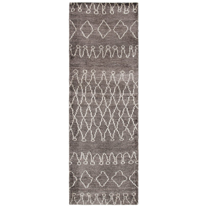 SAFAVIEH Stone Wash STW312A Hand-knotted Grey /Beige Rug Image 1