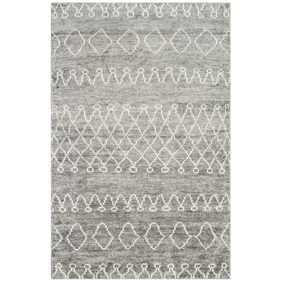 SAFAVIEH Stone Wash STW312A Hand-knotted Grey /Beige Rug Image 3