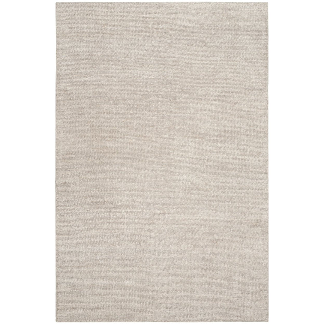 SAFAVIEH Stone Wash STW615C Hand-knotted Light Grey Rug Image 1