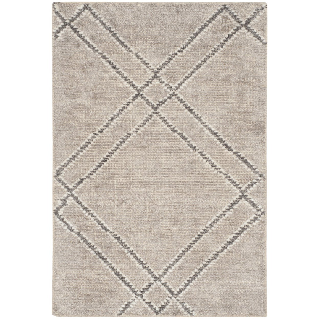 SAFAVIEH Stone Wash STW701B Hand-knotted Khaki /Grey Rug Image 1