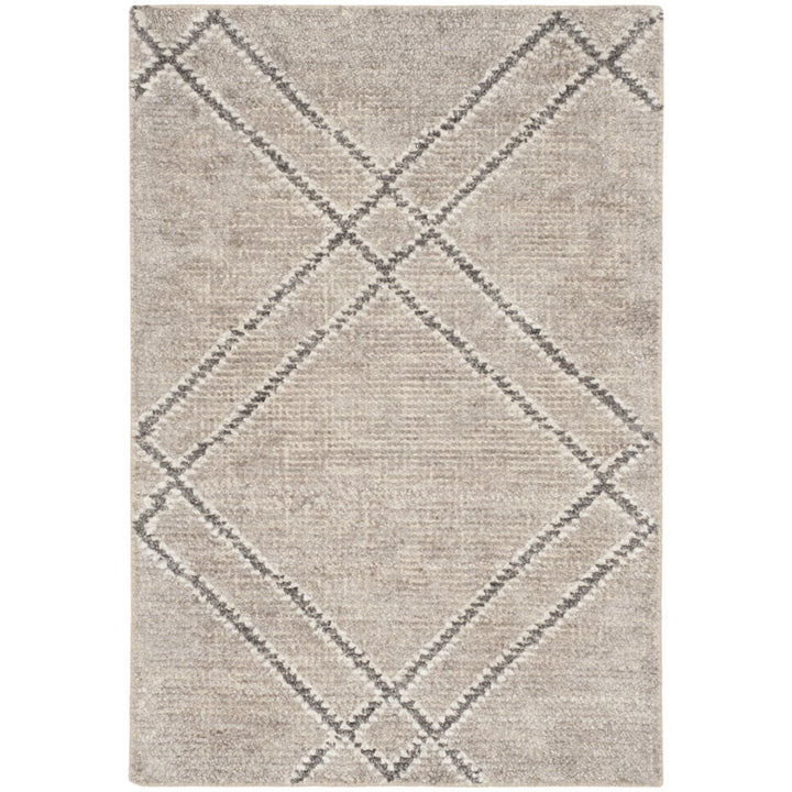 SAFAVIEH Stone Wash STW701B Hand-knotted Khaki /Grey Rug Image 1