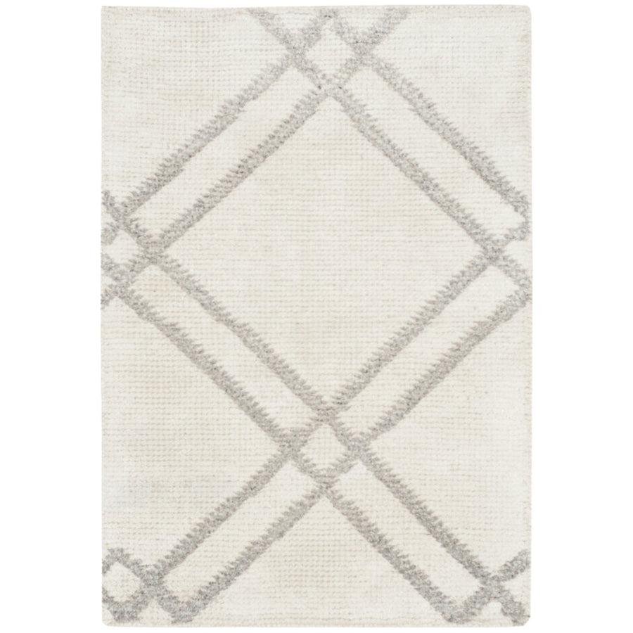 SAFAVIEH Stone Wash STW701A Hand-knotted Dove /Ivory Rug Image 1