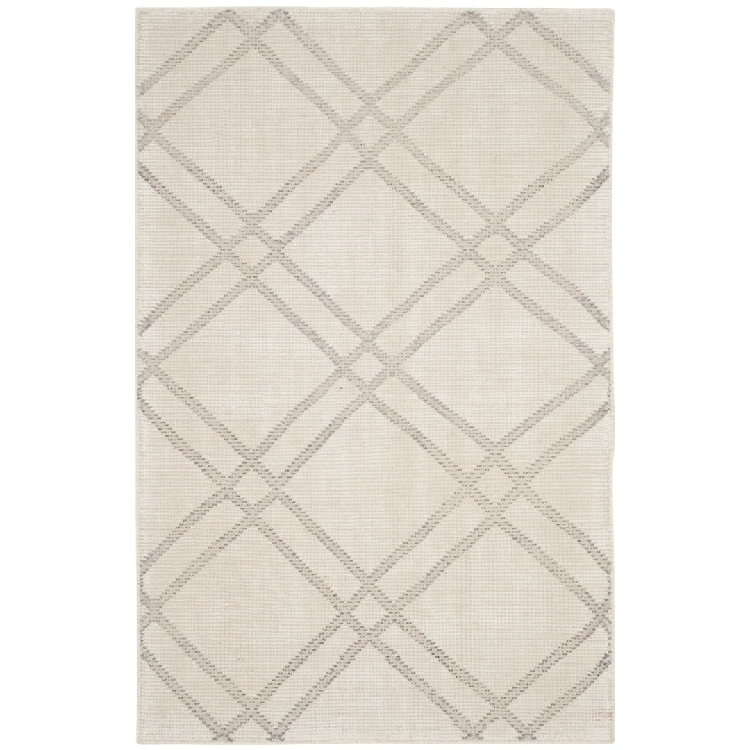 SAFAVIEH Stone Wash STW701A Hand-knotted Dove /Ivory Rug Image 3