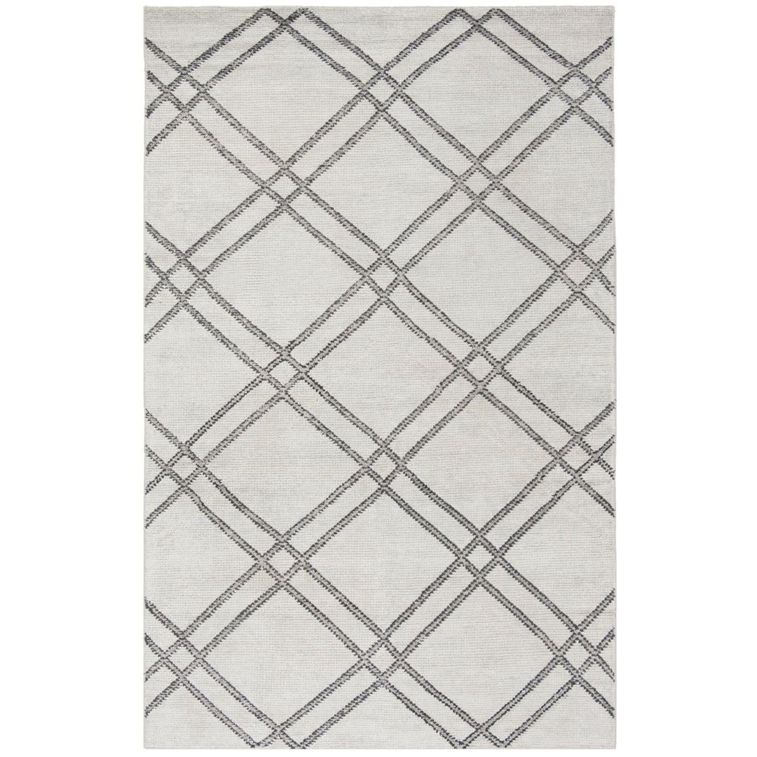 SAFAVIEH Stone Wash STW701C Hand-knotted Steel Grey Rug Image 3