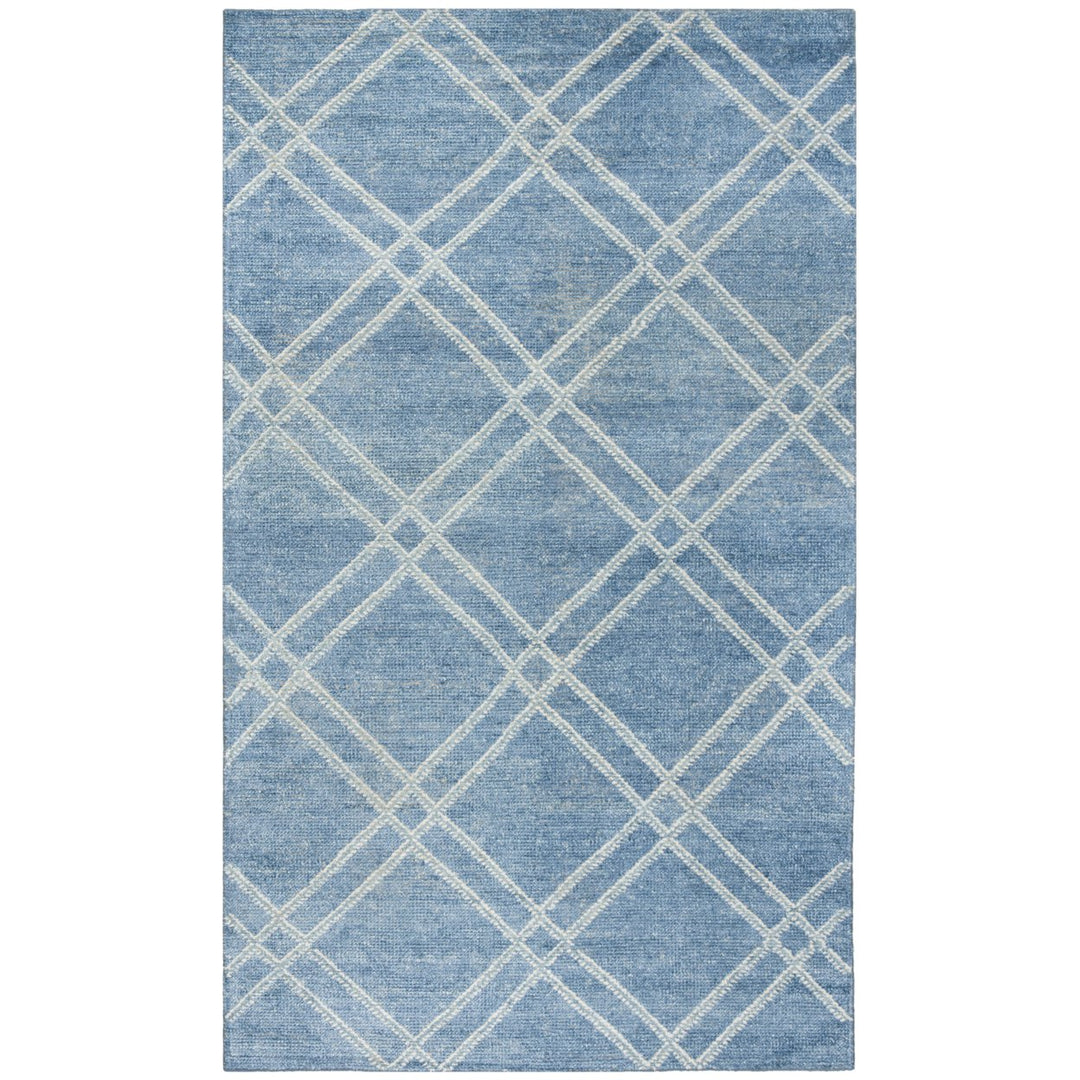 SAFAVIEH Stone Wash STW701D Hand-knotted Deep Blue Rug Image 5