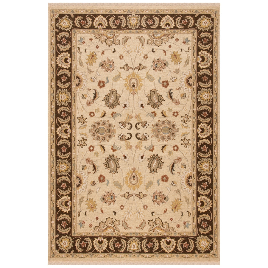 SAFAVIEH SUM411B Sumak Ivory / Brown Image 1