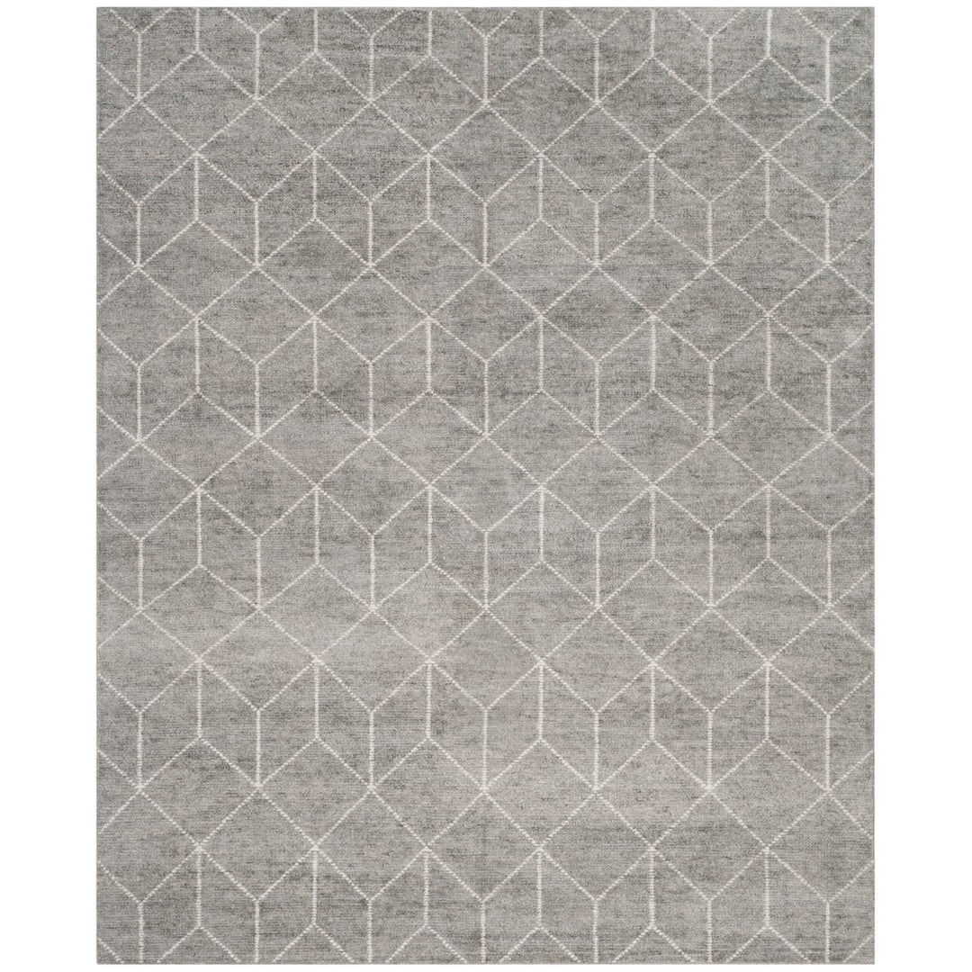 SAFAVIEH Stone Wash STW904A Hand-knotted Silver Rug Image 1