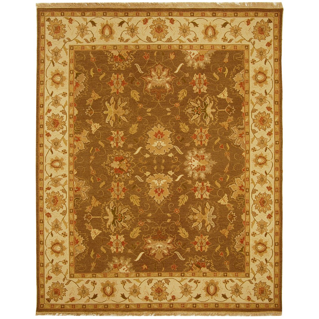 SAFAVIEH SUM418A Sumak Brown / Ivory Image 1