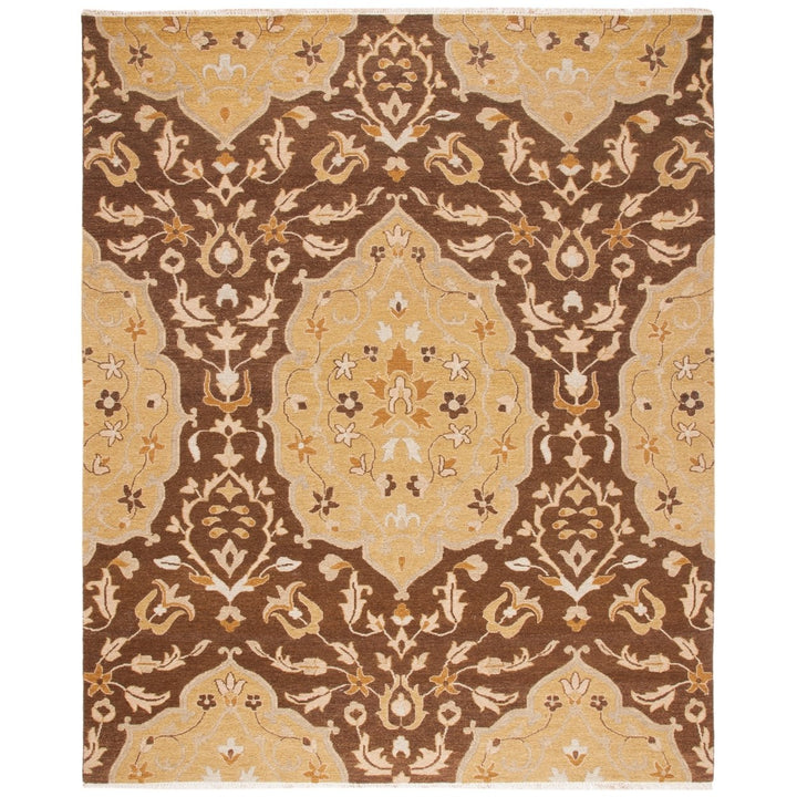 SAFAVIEH Sumak SUM421A Handmade Brown / Gold Rug Image 1