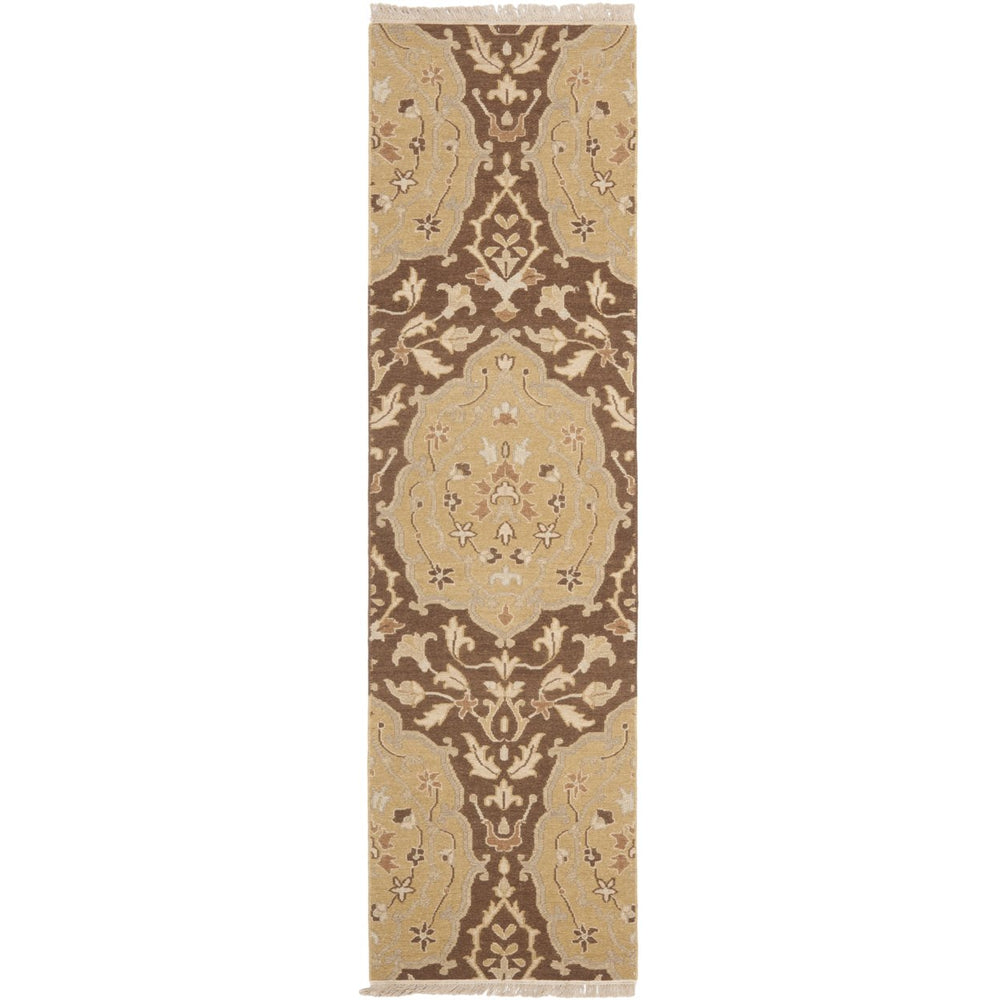 SAFAVIEH Sumak SUM421A Handmade Brown / Gold Rug Image 2