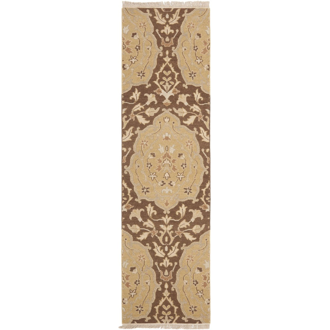 SAFAVIEH Sumak SUM421A Handmade Brown / Gold Rug Image 2