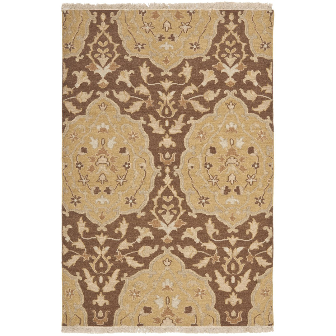 SAFAVIEH Sumak SUM421A Handmade Brown / Gold Rug Image 3