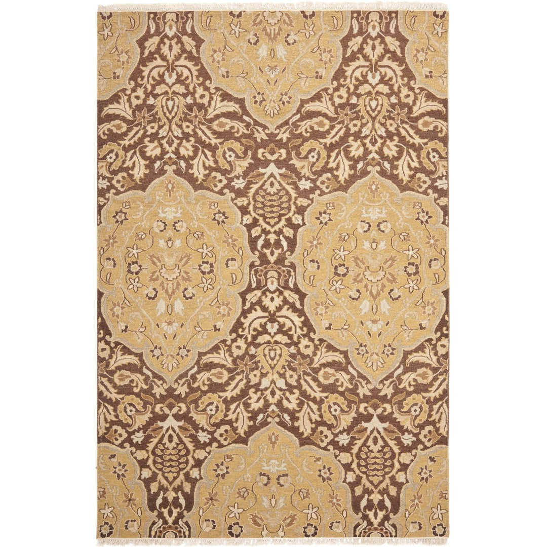 SAFAVIEH Sumak SUM421A Handmade Brown / Gold Rug Image 4