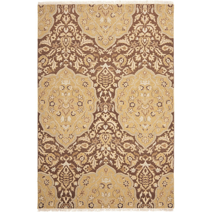 SAFAVIEH Sumak SUM421A Handmade Brown / Gold Rug Image 4