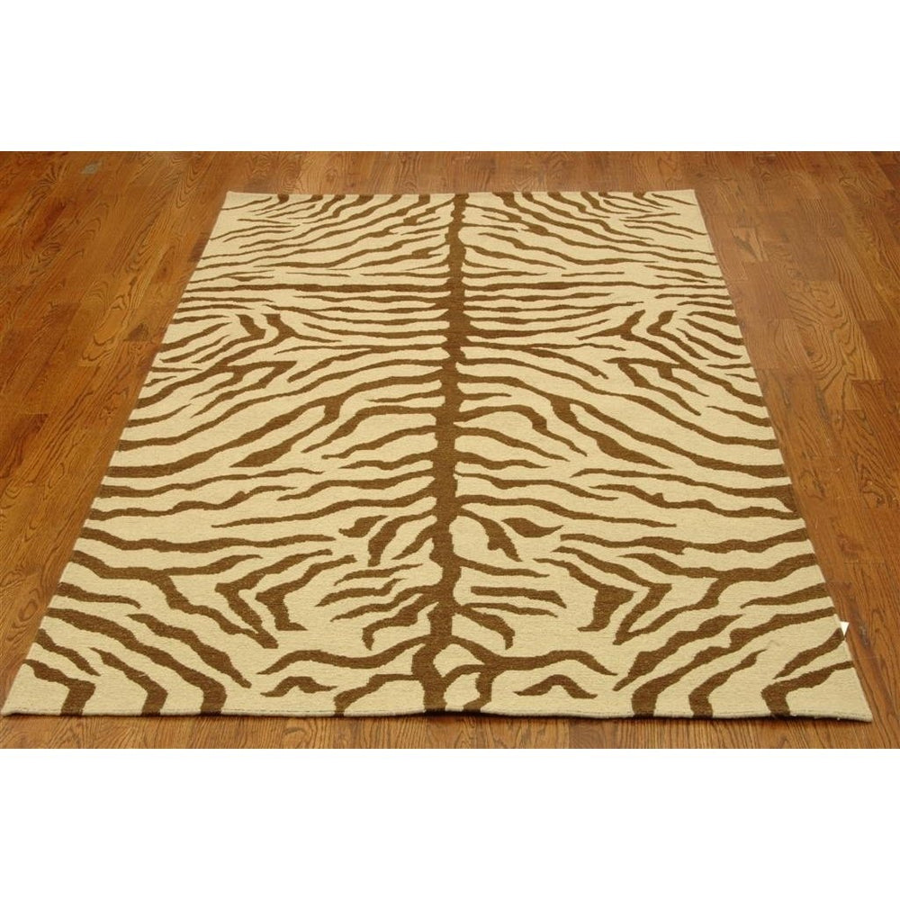 SAFAVIEH Sumak SUM540B Handmade Ivory / Brown Rug Image 2