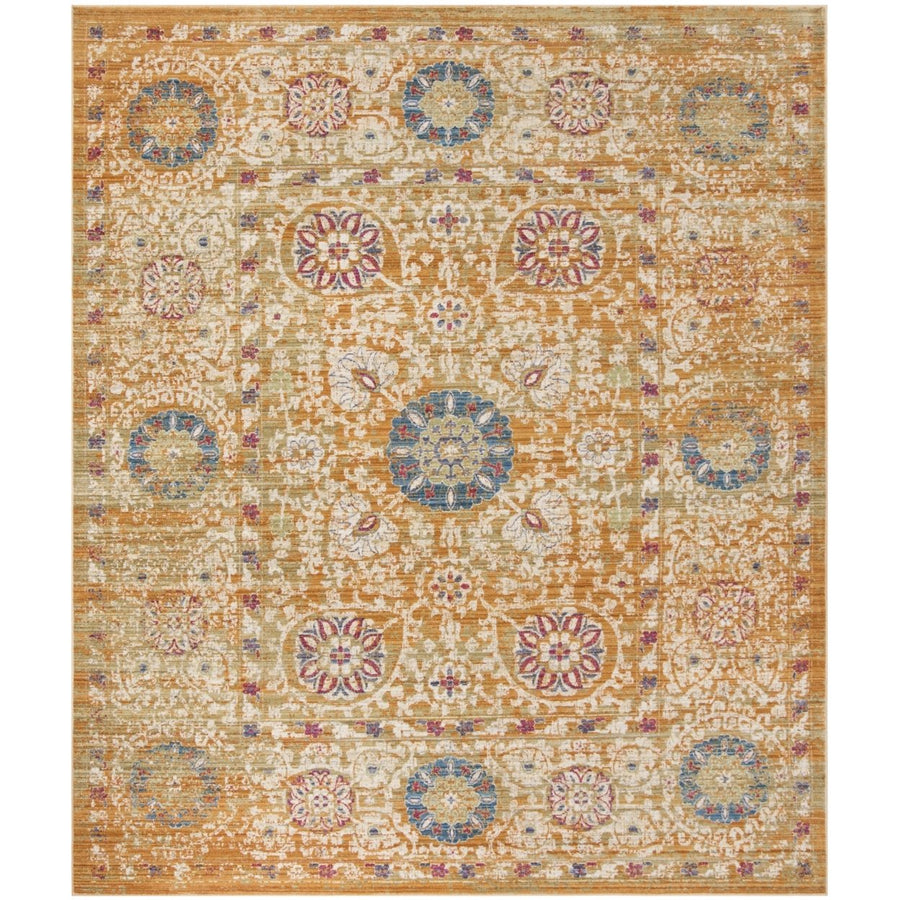 SAFAVIEH Sutton Collection SUT402C Gold / Ivory Rug Image 1