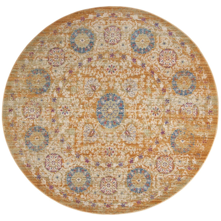 SAFAVIEH Sutton Collection SUT402C Gold / Ivory Rug Image 4