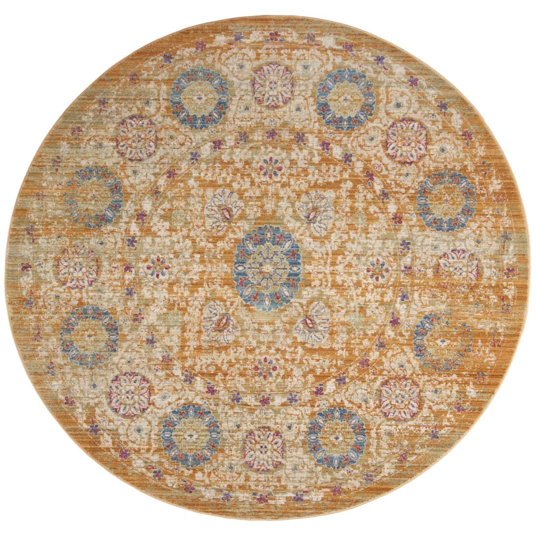 SAFAVIEH Sutton Collection SUT402C Gold / Ivory Rug Image 1