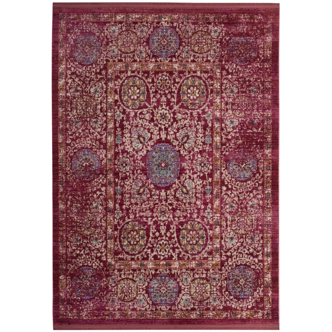 SAFAVIEH Sutton SUT402D Fuchsia / Ivory Rug Image 1