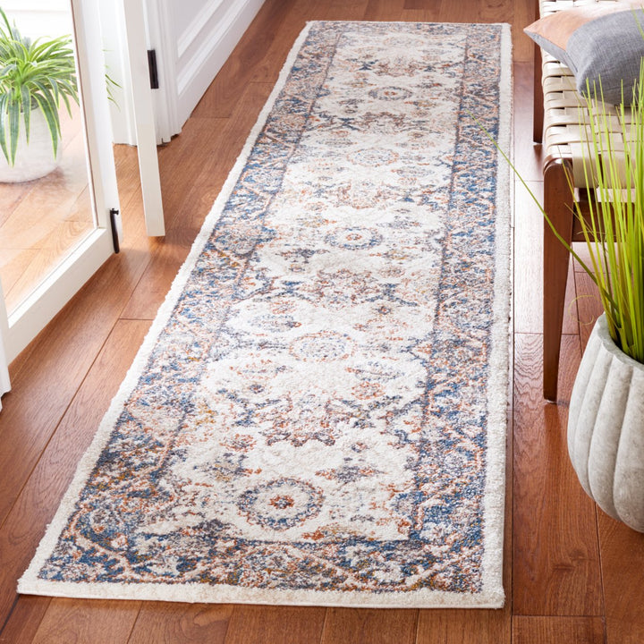 SAFAVIEH Symphony Collection SYH616A Ivory / Navy Rug Image 3