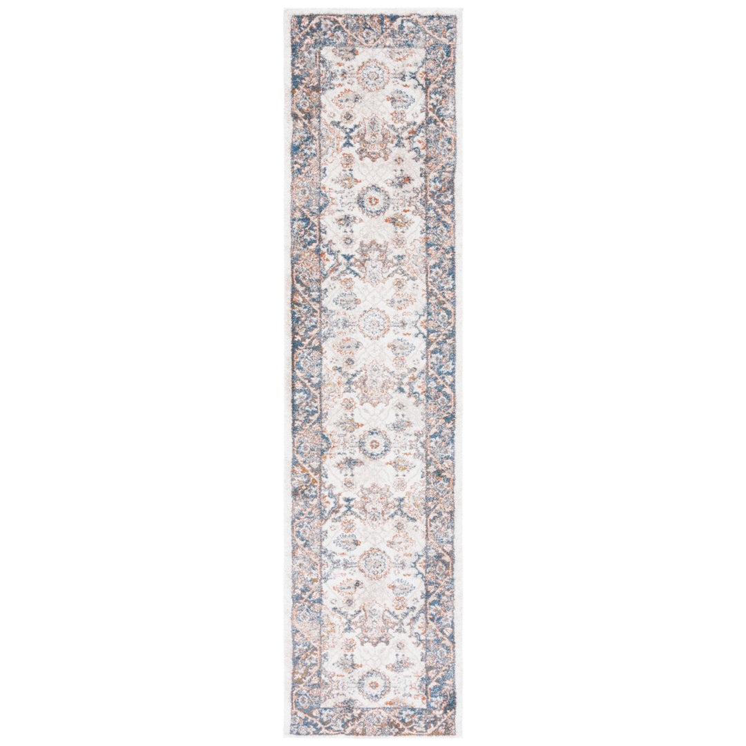 SAFAVIEH Symphony Collection SYH616A Ivory / Navy Rug Image 1