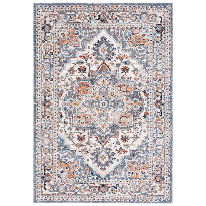 SAFAVIEH Symphony Collection SYH621A Ivory / Grey Rug Image 1