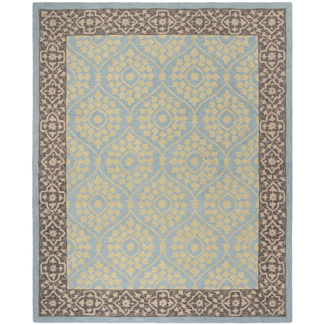 SAFAVIEH Suzani SZN104A Chocolate / Yellow Rug Image 1