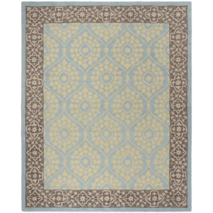 SAFAVIEH Suzani SZN104A Chocolate / Yellow Rug Image 1