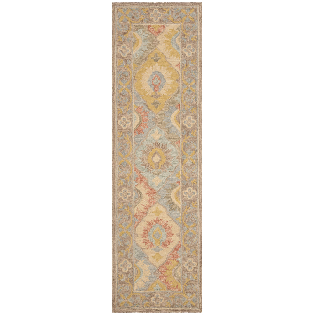 SAFAVIEH Suzani SZN317A Hand-hooked Ivory / Multi Rug Image 3