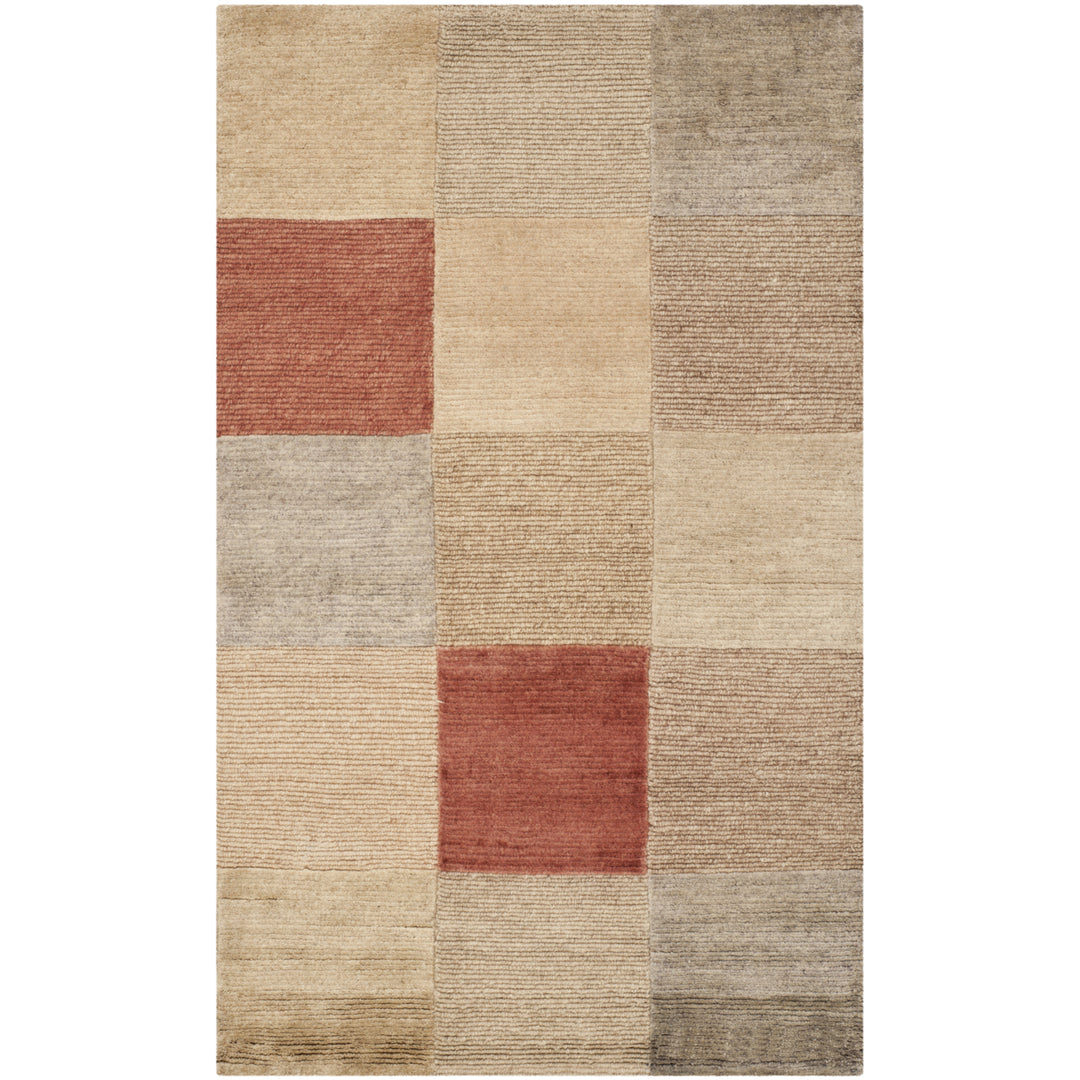 SAFAVIEH Tibetan Collection TB508A Hand-knotted Multi Rug Image 2