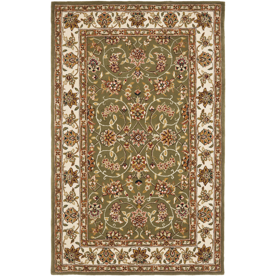 SAFAVIEH Traditions TD602B Handmade Sage / Ivory Rug Image 1