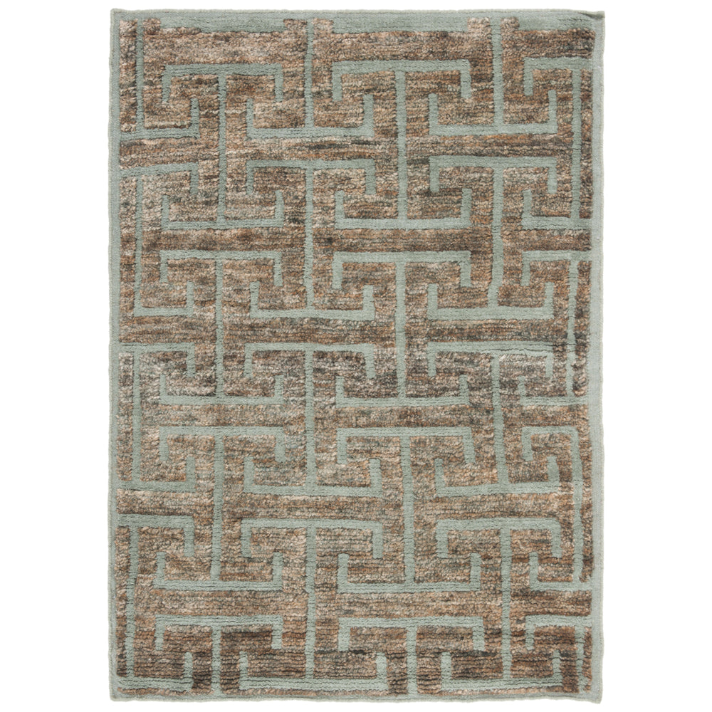 SAFAVIEH Tangier Collection TGR417D Blue / Beige Rug Image 2