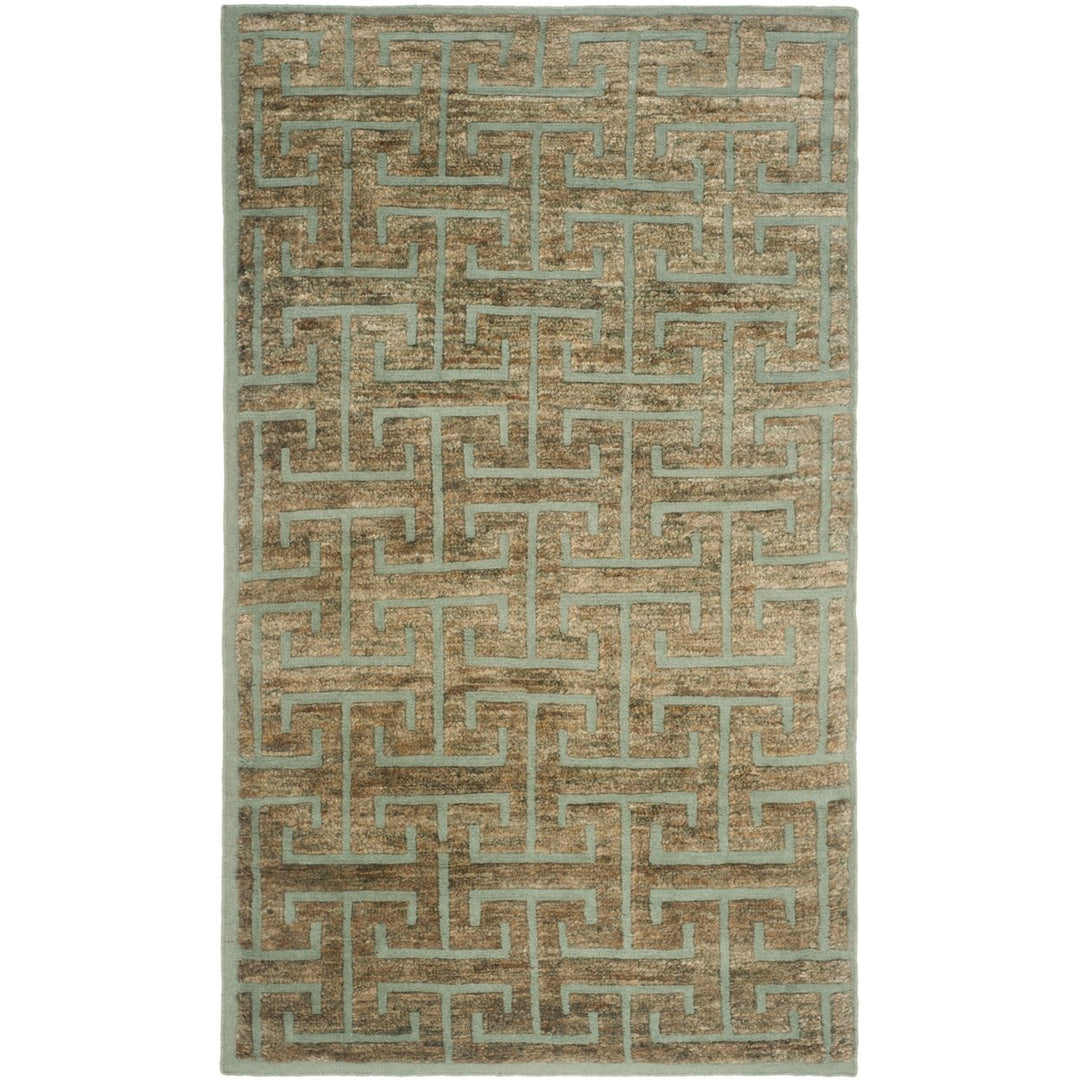 SAFAVIEH Tangier Collection TGR417D Blue / Beige Rug Image 1