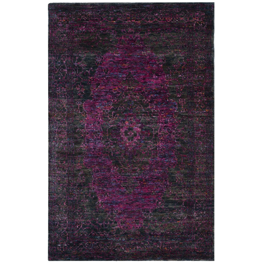 SAFAVIEH Tangier TGR601A Slate Blue / Fuchsia Rug Image 4