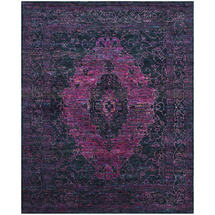 SAFAVIEH Tangier TGR601A Slate Blue / Fuchsia Rug Image 1