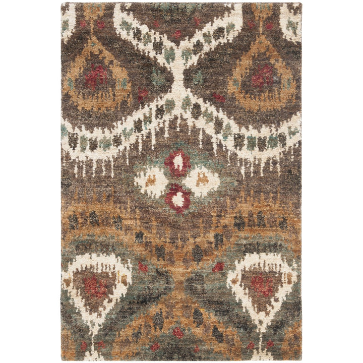 SAFAVIEH Tangier Collection TGR521A White / Multi Rug Image 2