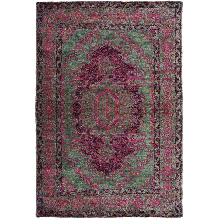 SAFAVIEH Tangier TGR605A Slate Blue / Fuchsia Rug Image 2