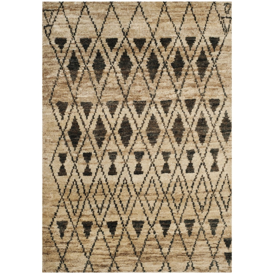 SAFAVIEH Tangier TGR648A Handmade Ivory / Black Rug Image 2