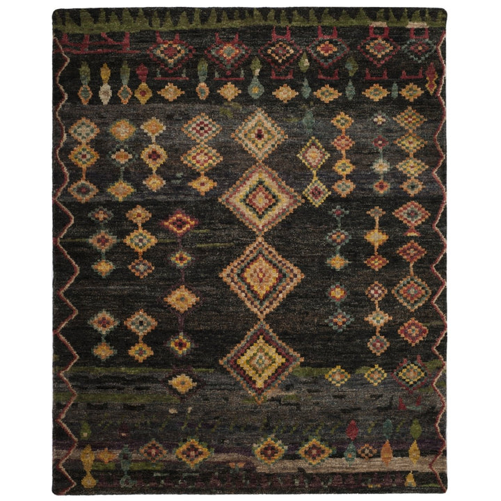 SAFAVIEH Tangier Collection TGR652B Hand-knotted Black Rug Image 1