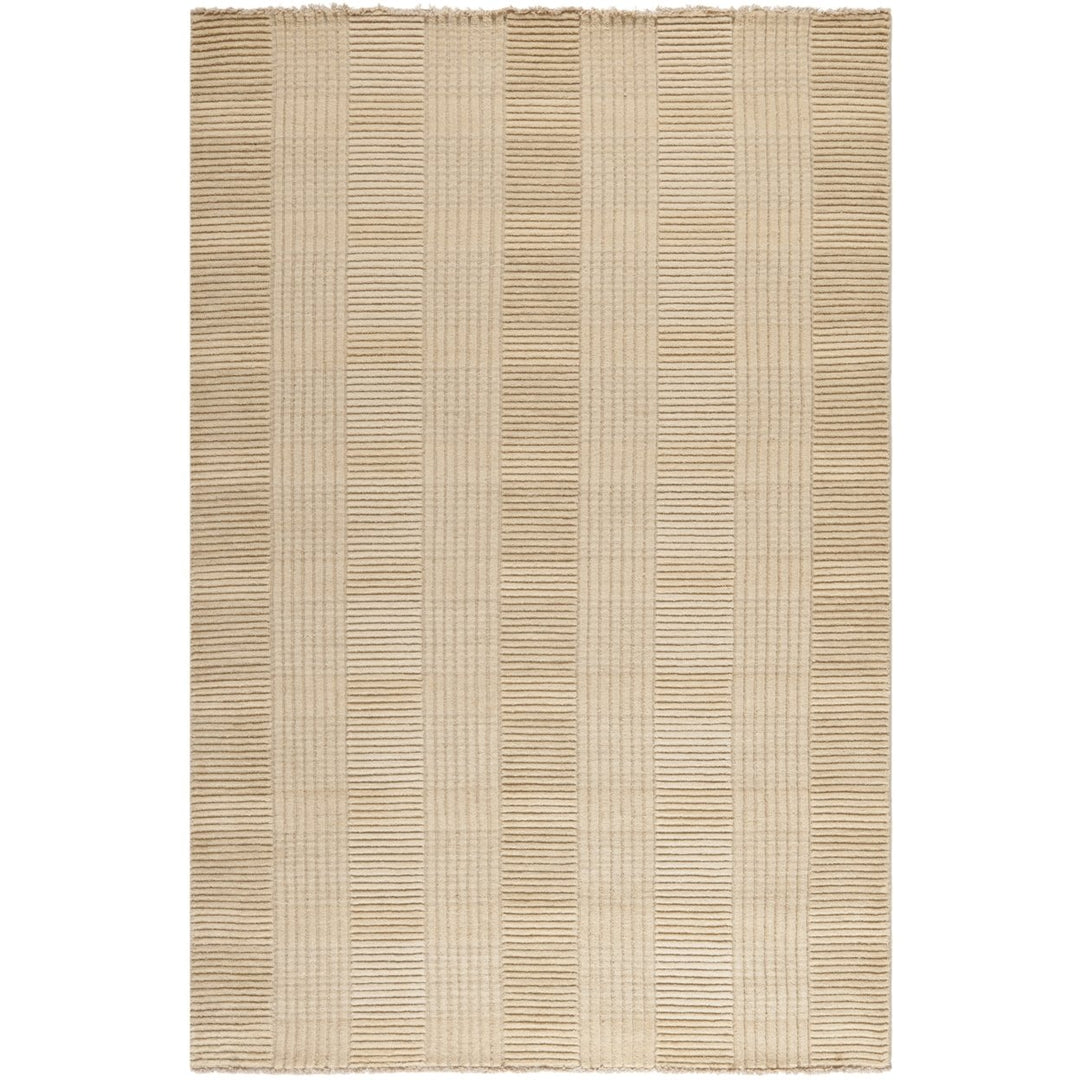 SAFAVIEH Tibetan Collection TIB332A Handmade Beige Rug Image 5