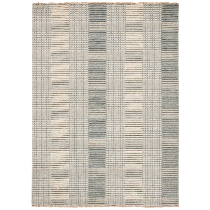 SAFAVIEH Tibetan Collection TIB332B Handmade Grey Rug Image 1