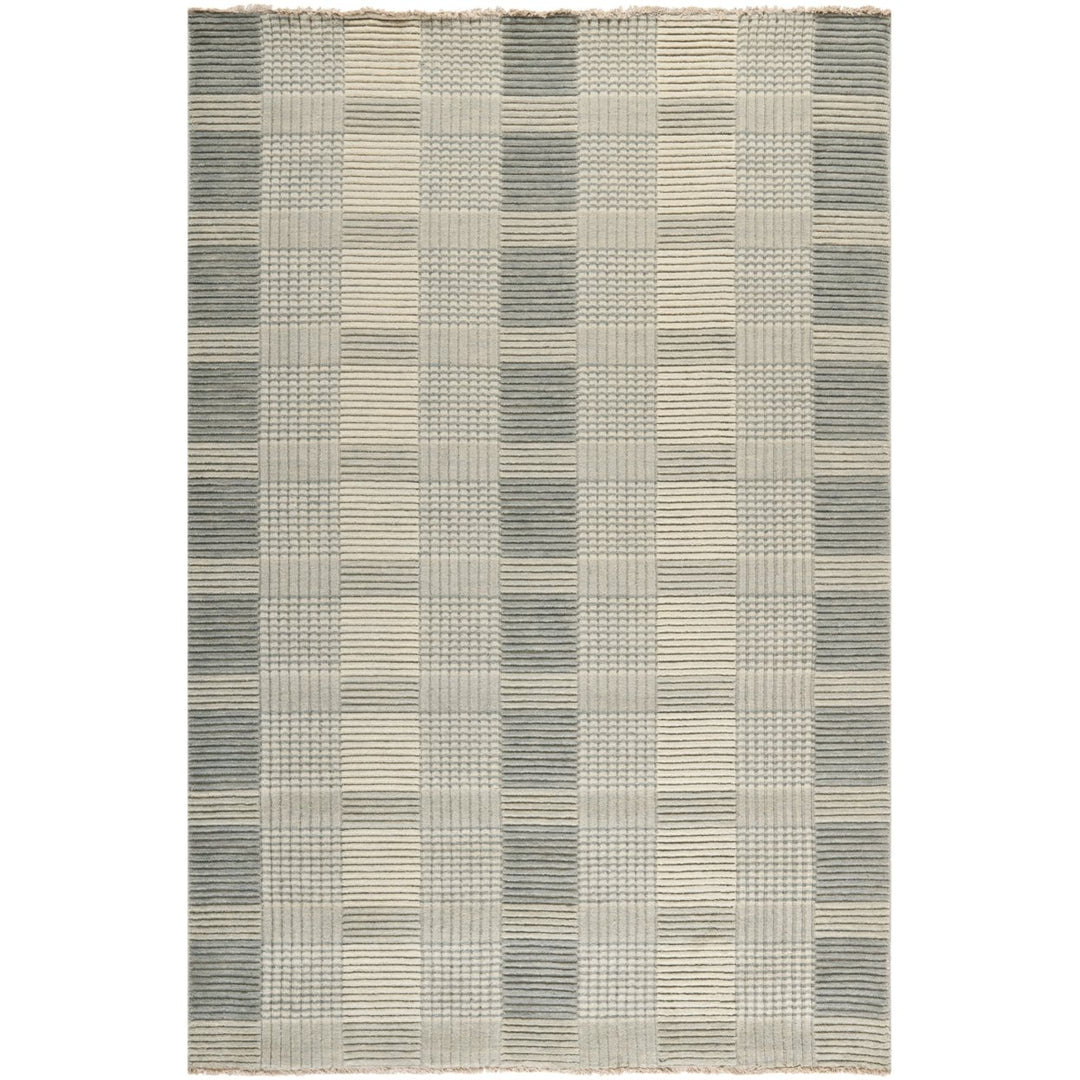 SAFAVIEH Tibetan Collection TIB332B Handmade Grey Rug Image 1