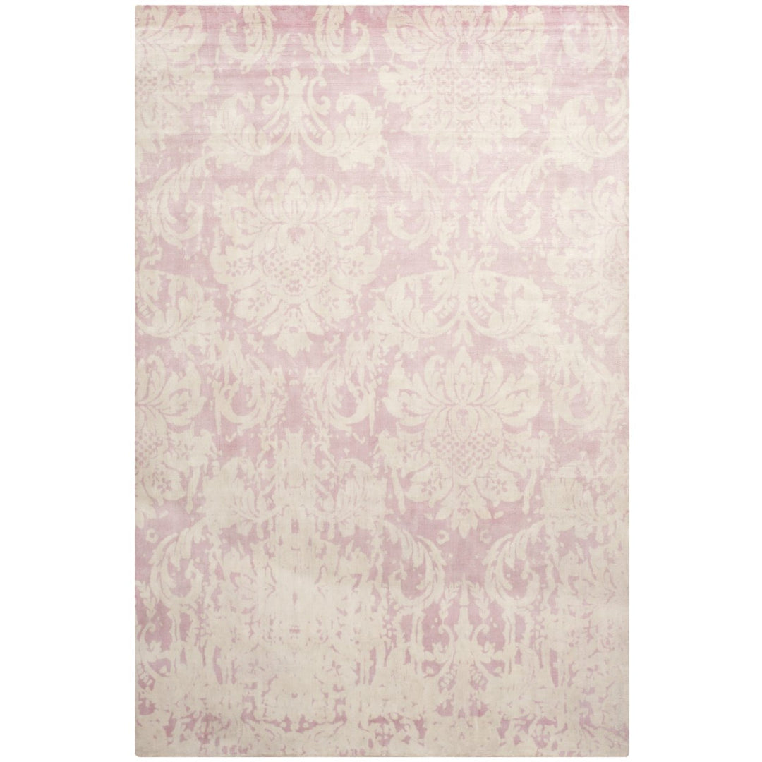 SAFAVIEH Tibetan Collection TIB553A Handmade Pink Rug Image 1