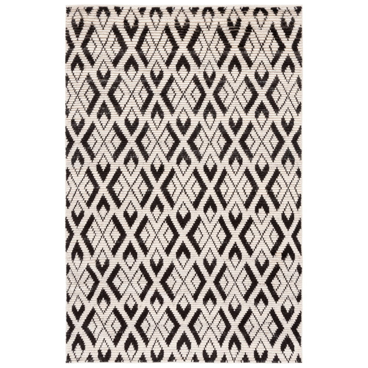 SAFAVIEH Tibetan TIB606A Hand-knotted Ivory / Black Rug Image 1