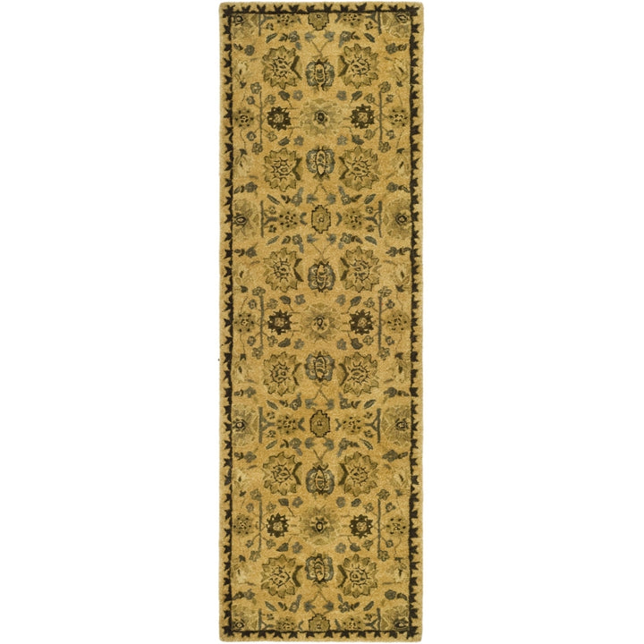 SAFAVIEH Taj Mahal TJM113C Handmade Taupe / Multi Rug Image 3