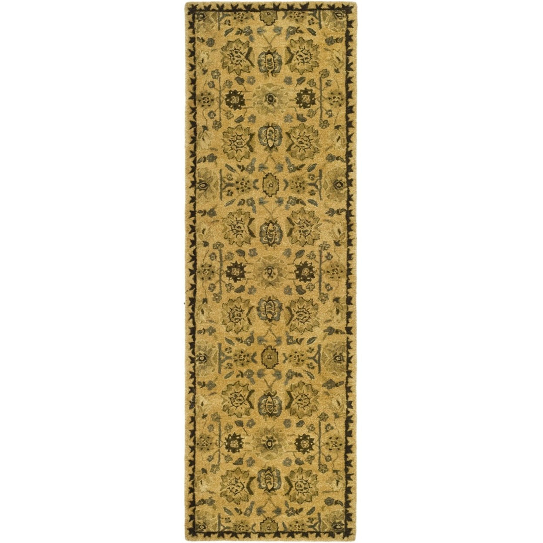 SAFAVIEH Taj Mahal TJM113C Handmade Taupe / Multi Rug Image 1