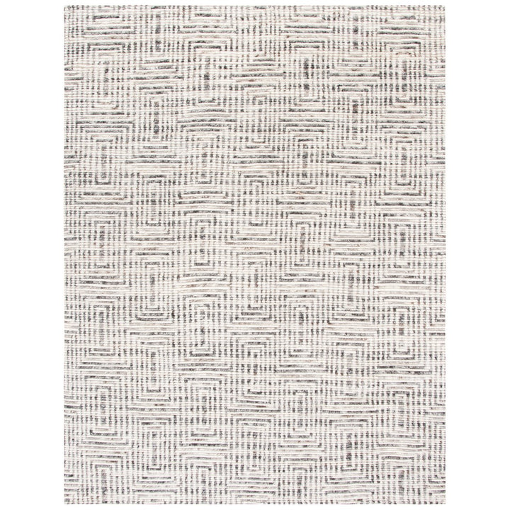 SAFAVIEH Tibetan TIB609A Hand-knotted Ivory / Grey Rug Image 6